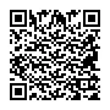 Codice QR per il numero di telefono +2694111527