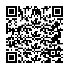 Codice QR per il numero di telefono +2694111557