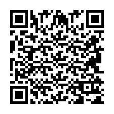 QR-код для номера телефона +2694111562