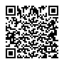 Codice QR per il numero di telefono +2694111576