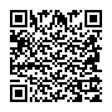 Código QR para número de teléfono +2694111588