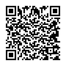 QR-code voor telefoonnummer +2694111596