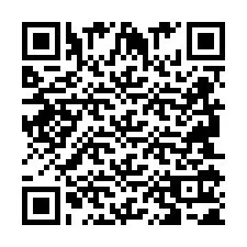 Codice QR per il numero di telefono +2694111598