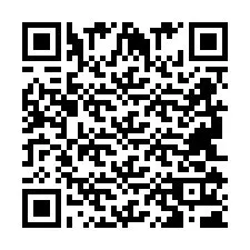 Código QR para número de teléfono +2694111637