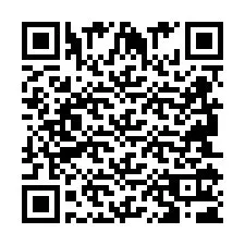 QR-code voor telefoonnummer +2694111698