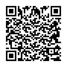 Codice QR per il numero di telefono +2694111702