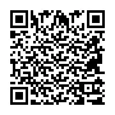 Código QR para número de telefone +2694111707