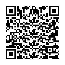 QR-code voor telefoonnummer +2694111708