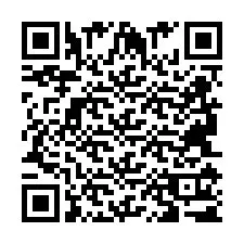 Código QR para número de teléfono +2694111713