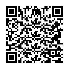 QR Code pour le numéro de téléphone +2694111722