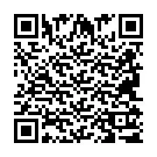 Codice QR per il numero di telefono +2694111723