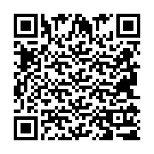 Codice QR per il numero di telefono +2694111743