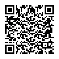 QR-koodi puhelinnumerolle +2694111805