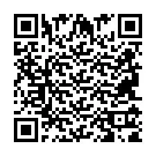 Codice QR per il numero di telefono +2694111807