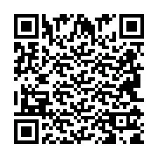 QR-код для номера телефона +2694111812