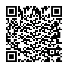 Kod QR dla numeru telefonu +2694111814