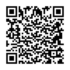 QR Code pour le numéro de téléphone +2694111815