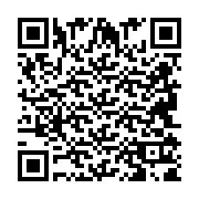 QR-koodi puhelinnumerolle +2694111832