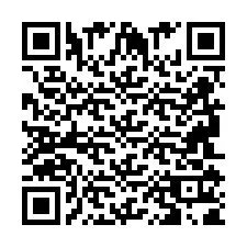 Kod QR dla numeru telefonu +2694111835