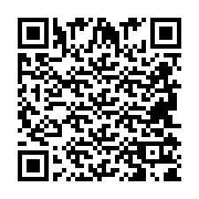 QR-code voor telefoonnummer +2694111837