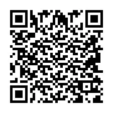 Código QR para número de telefone +2694111839