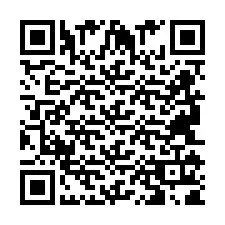 QR-koodi puhelinnumerolle +2694111853