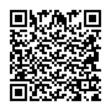 Kod QR dla numeru telefonu +2694111854