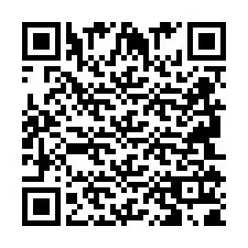 Código QR para número de teléfono +2694111864