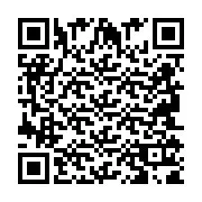 QR-Code für Telefonnummer +2694111868