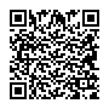 Código QR para número de telefone +2694111872