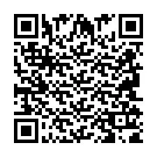 Kode QR untuk nomor Telepon +2694111878