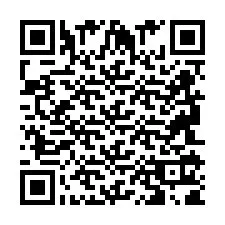 QR-koodi puhelinnumerolle +2694111891