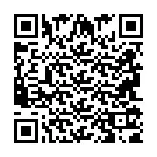 QR код за телефонен номер +2694111895