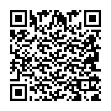 QR-koodi puhelinnumerolle +2694111898