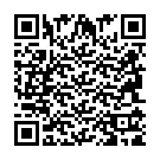 QR-koodi puhelinnumerolle +2694111900