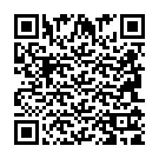 QR-код для номера телефона +2694111910