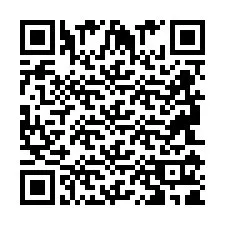 Código QR para número de teléfono +2694111911