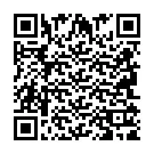 Codice QR per il numero di telefono +2694111924