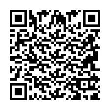 QR-koodi puhelinnumerolle +2694111925