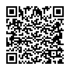 QR-koodi puhelinnumerolle +2694111929