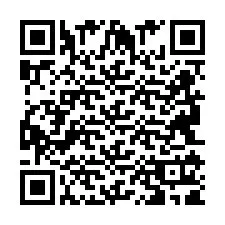 Código QR para número de teléfono +2694111942