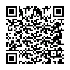 QR kód a telefonszámhoz +2694111949