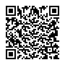 QR-код для номера телефона +2694111954