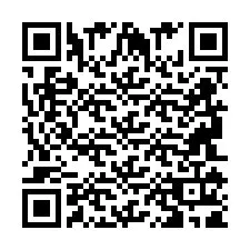 Codice QR per il numero di telefono +2694111955