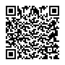 Codice QR per il numero di telefono +2694111961