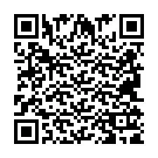 QR-код для номера телефона +2694111963