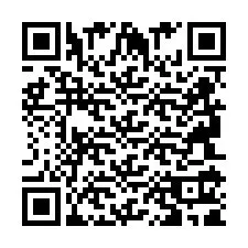 QR Code pour le numéro de téléphone +2694111980