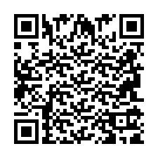 Kod QR dla numeru telefonu +2694111985