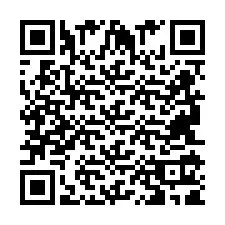 Codice QR per il numero di telefono +2694111987