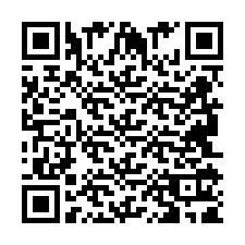 QR-koodi puhelinnumerolle +2694111996